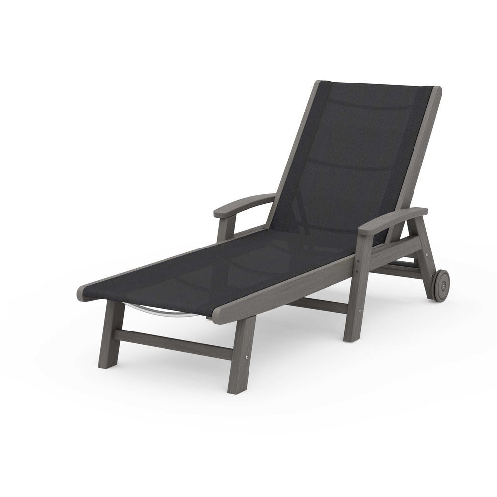POLYWOOD® Coastal Chaise with Wheels - SW2290