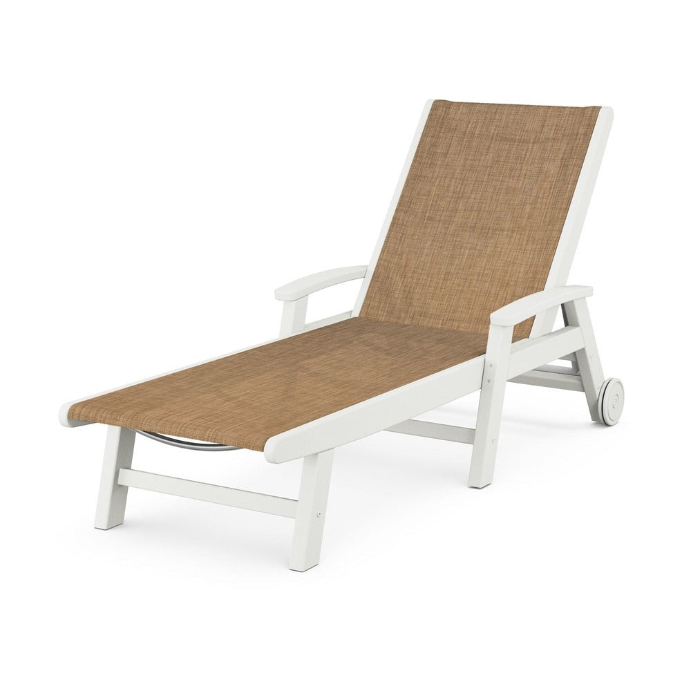 POLYWOOD® Coastal Chaise with Wheels - SW2290