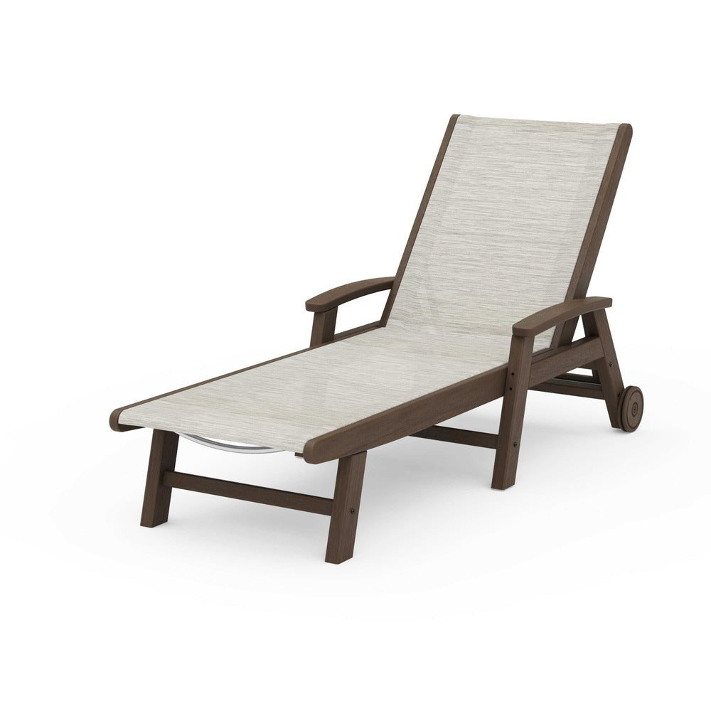 POLYWOOD® Coastal Chaise with Wheels - SW2290