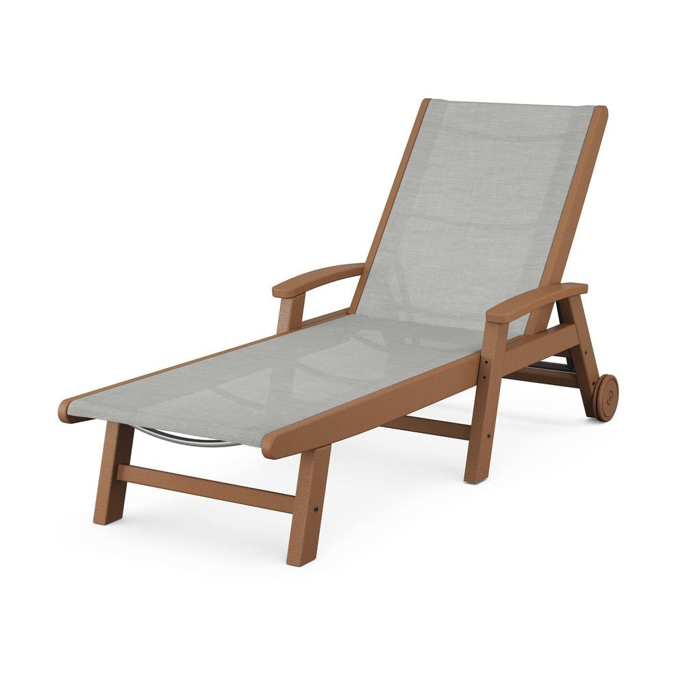 POLYWOOD® Coastal Chaise with Wheels - SW2290