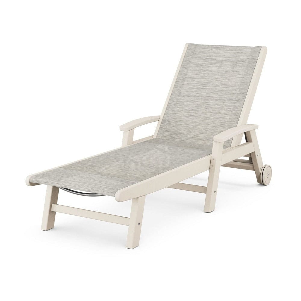 POLYWOOD® Coastal Chaise with Wheels - SW2290