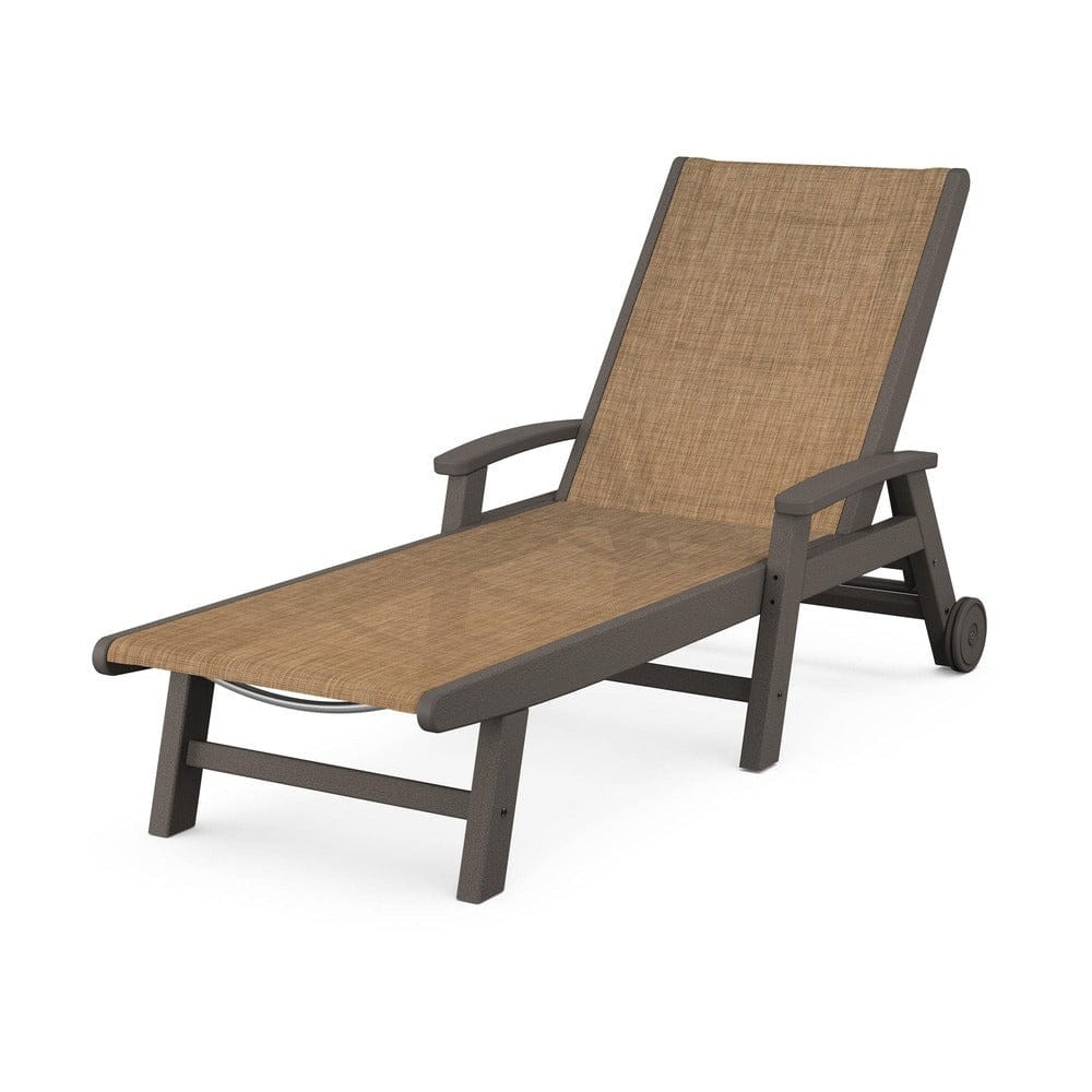 POLYWOOD® Coastal Chaise with Wheels - SW2290