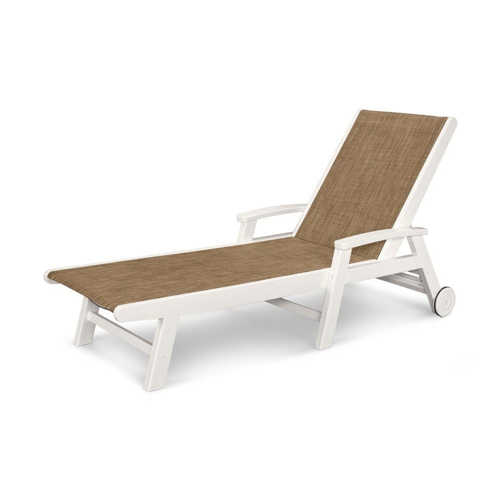 POLYWOOD® Coastal Chaise with Wheels - SW2290