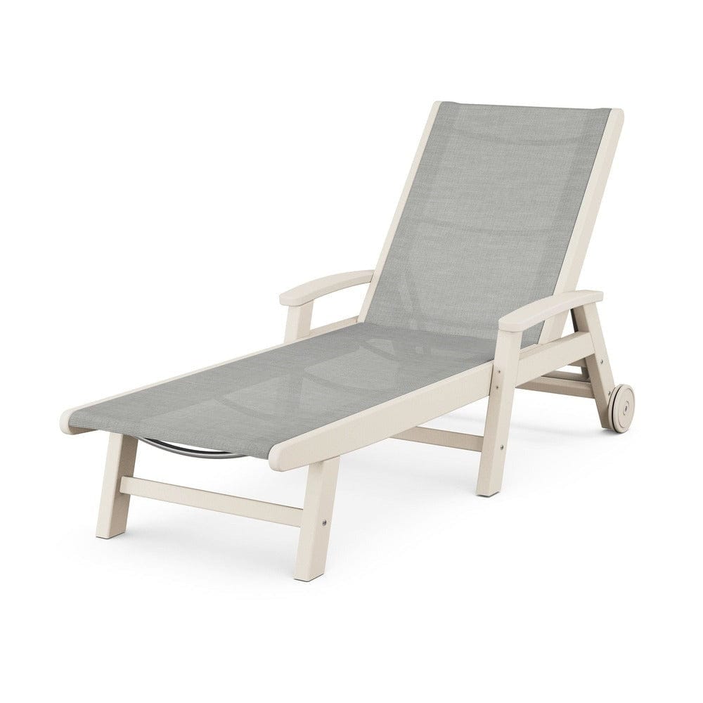 POLYWOOD® Coastal Chaise with Wheels - SW2290