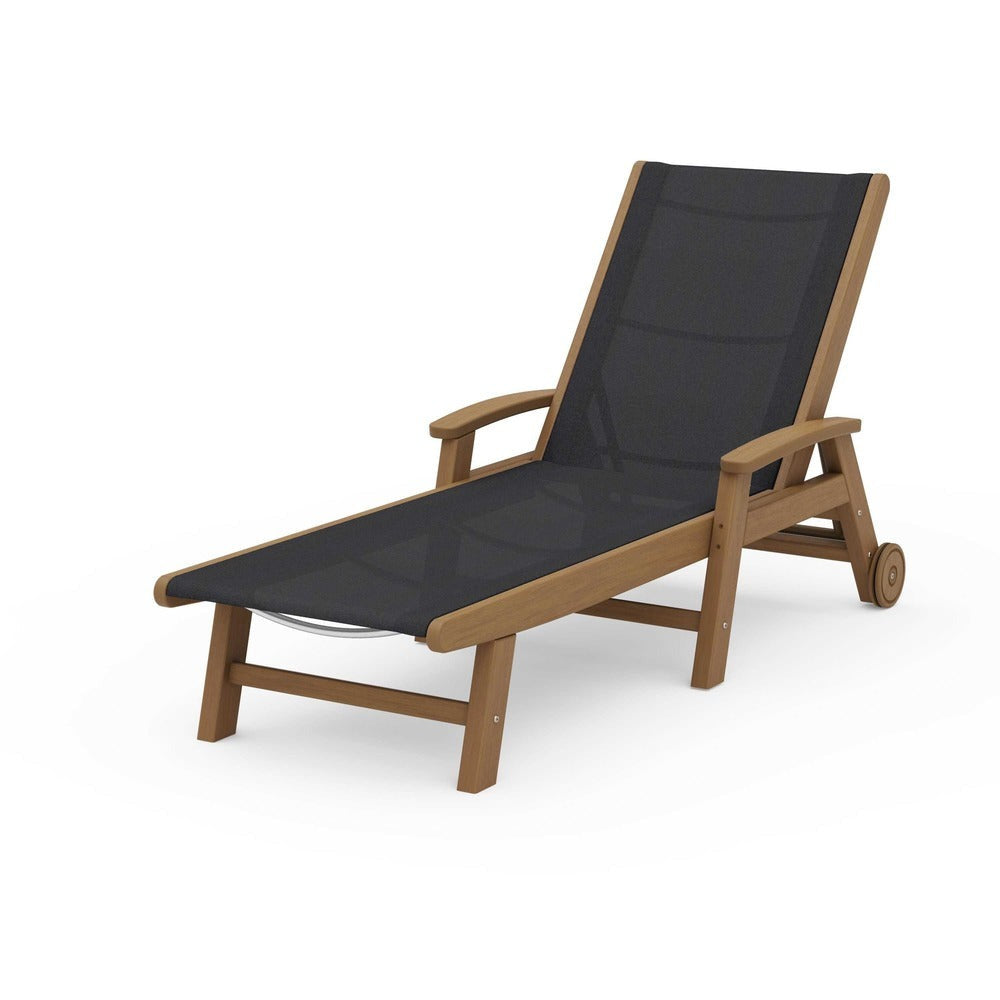 POLYWOOD® Coastal Chaise with Wheels - SW2290