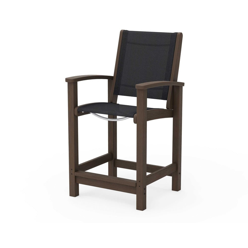 POLYWOOD® Coastal Counter Chair - 9011