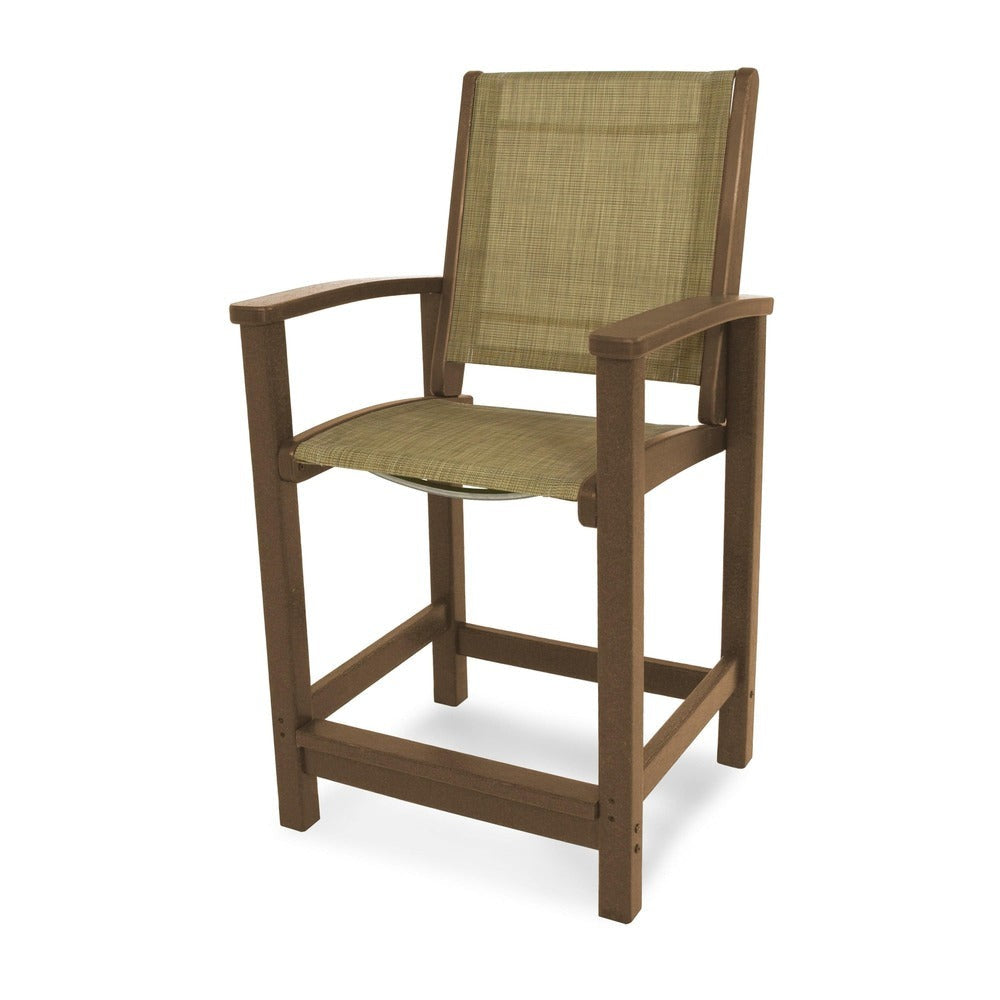 POLYWOOD® Coastal Counter Chair - 9011