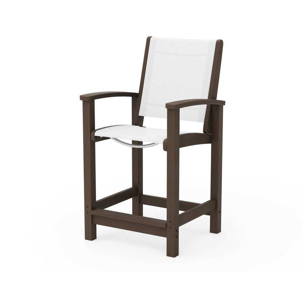 POLYWOOD® Coastal Counter Chair - 9011