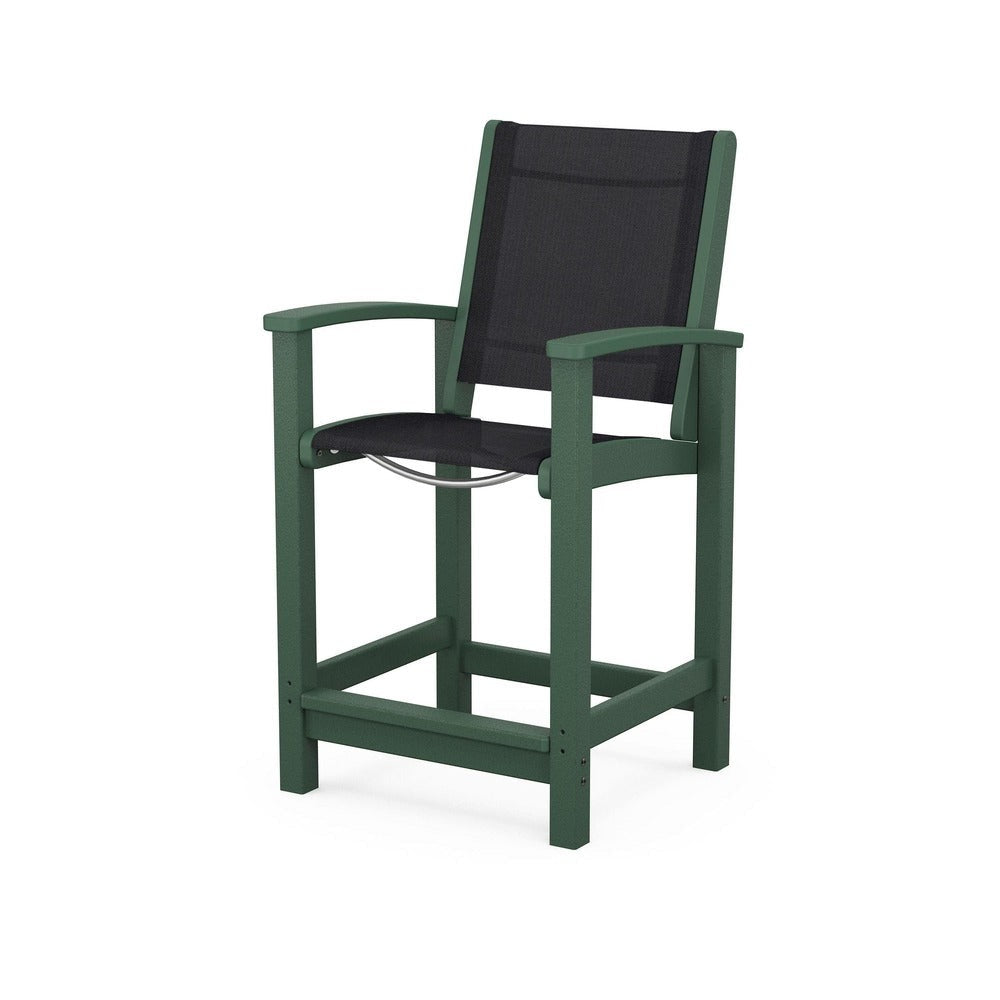 POLYWOOD® Coastal Counter Chair - 9011 Outdoor Furniture POLYWOOD®