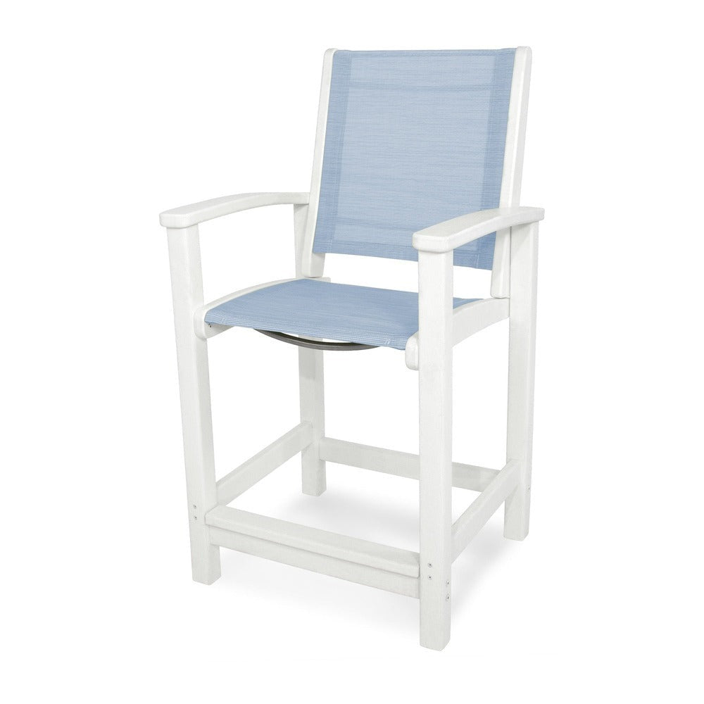 POLYWOOD® Coastal Counter Chair - 9011
