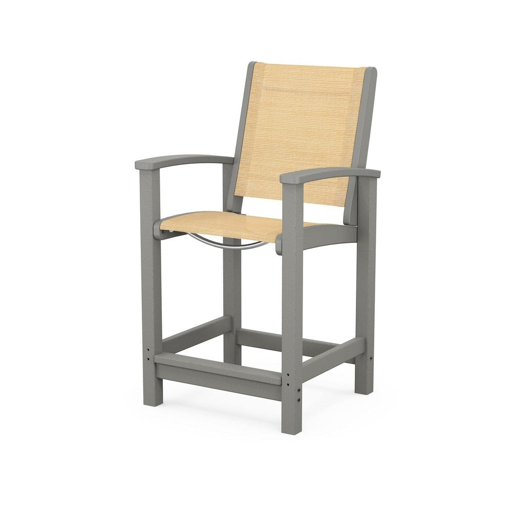 POLYWOOD® Coastal Counter Chair - 9011