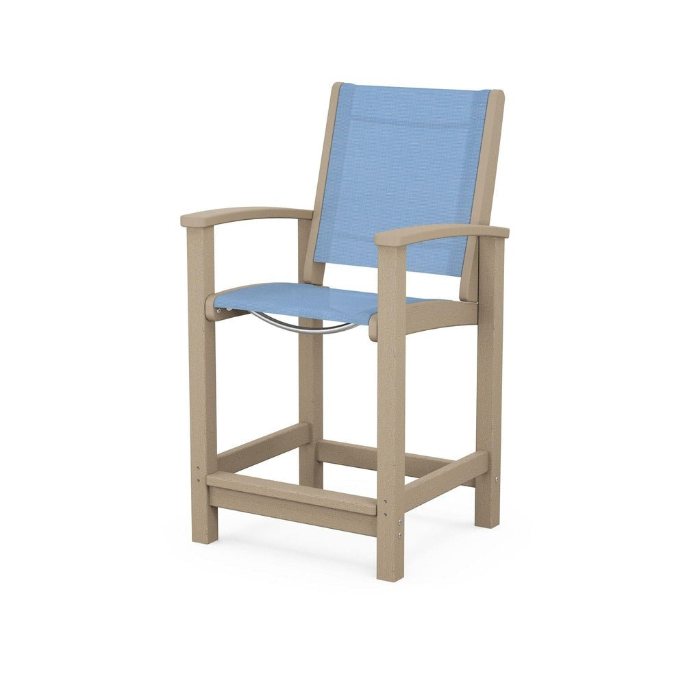 POLYWOOD® Coastal Counter Chair - 9011
