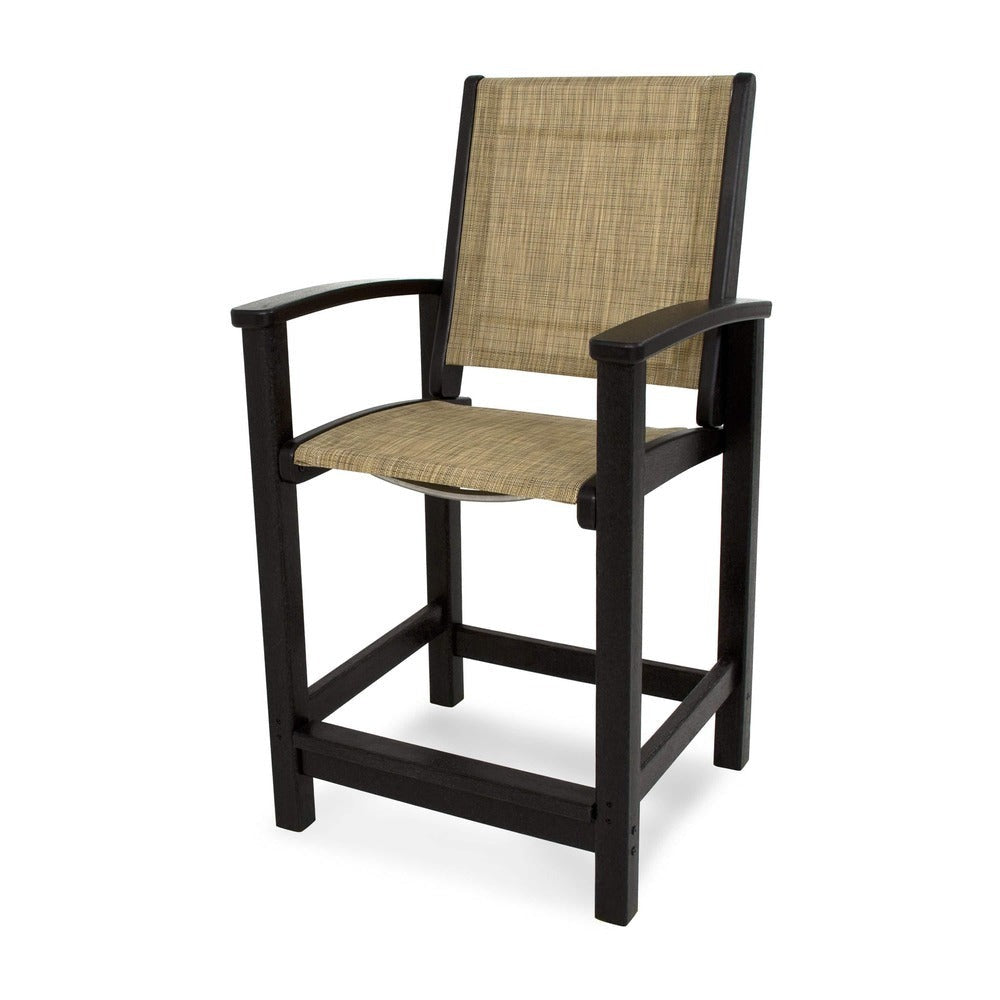 POLYWOOD® Coastal Counter Chair - 9011