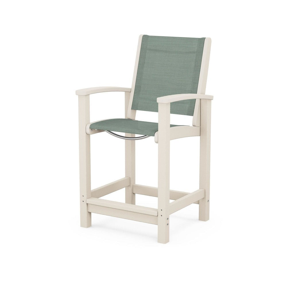 POLYWOOD® Coastal Counter Chair - 9011