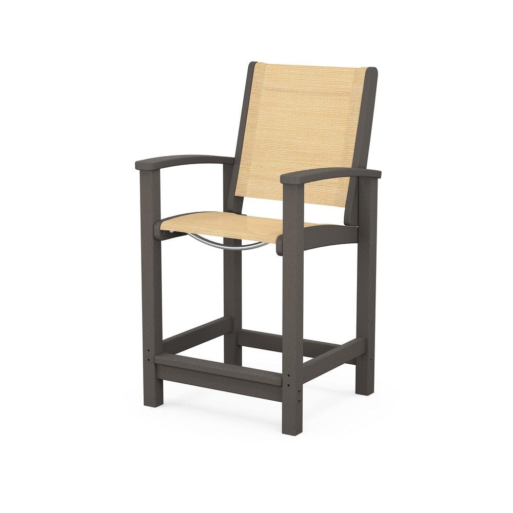 POLYWOOD® Coastal Counter Chair - 9011