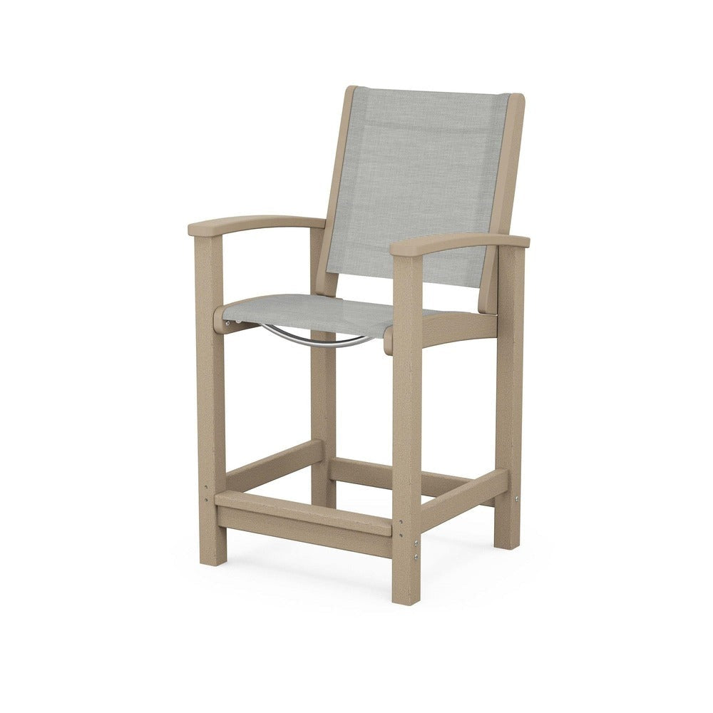 POLYWOOD® Coastal Counter Chair - 9011 Outdoor Furniture POLYWOOD®