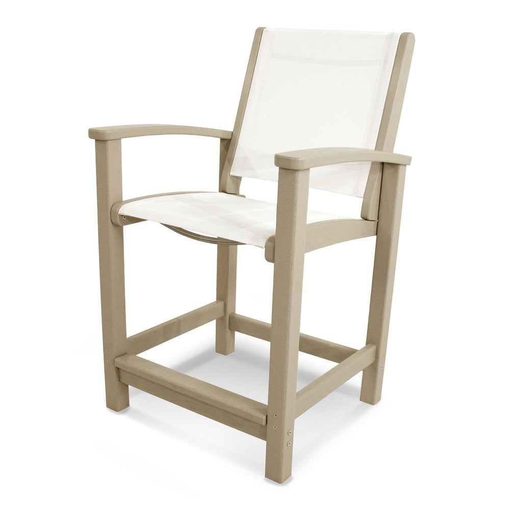 POLYWOOD® Coastal Counter Chair - 9011