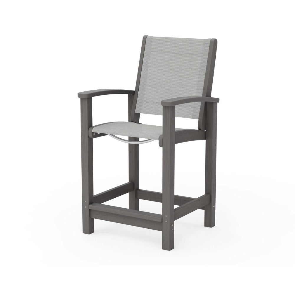 POLYWOOD® Coastal Counter Chair - 9011