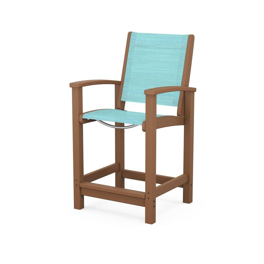 POLYWOOD® Coastal Counter Chair - 9011 Outdoor Furniture POLYWOOD®