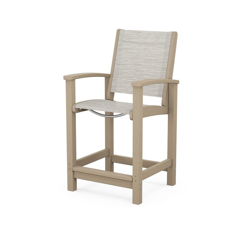 POLYWOOD® Coastal Counter Chair - 9011