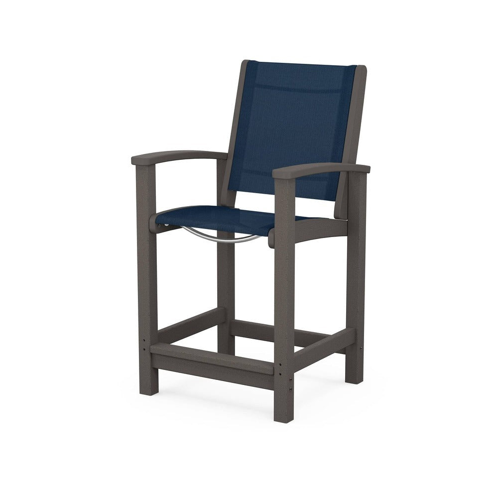 POLYWOOD® Coastal Counter Chair - 9011