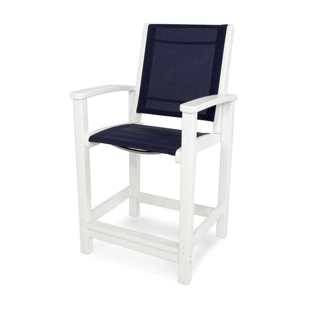 POLYWOOD® Coastal Counter Chair - 9011
