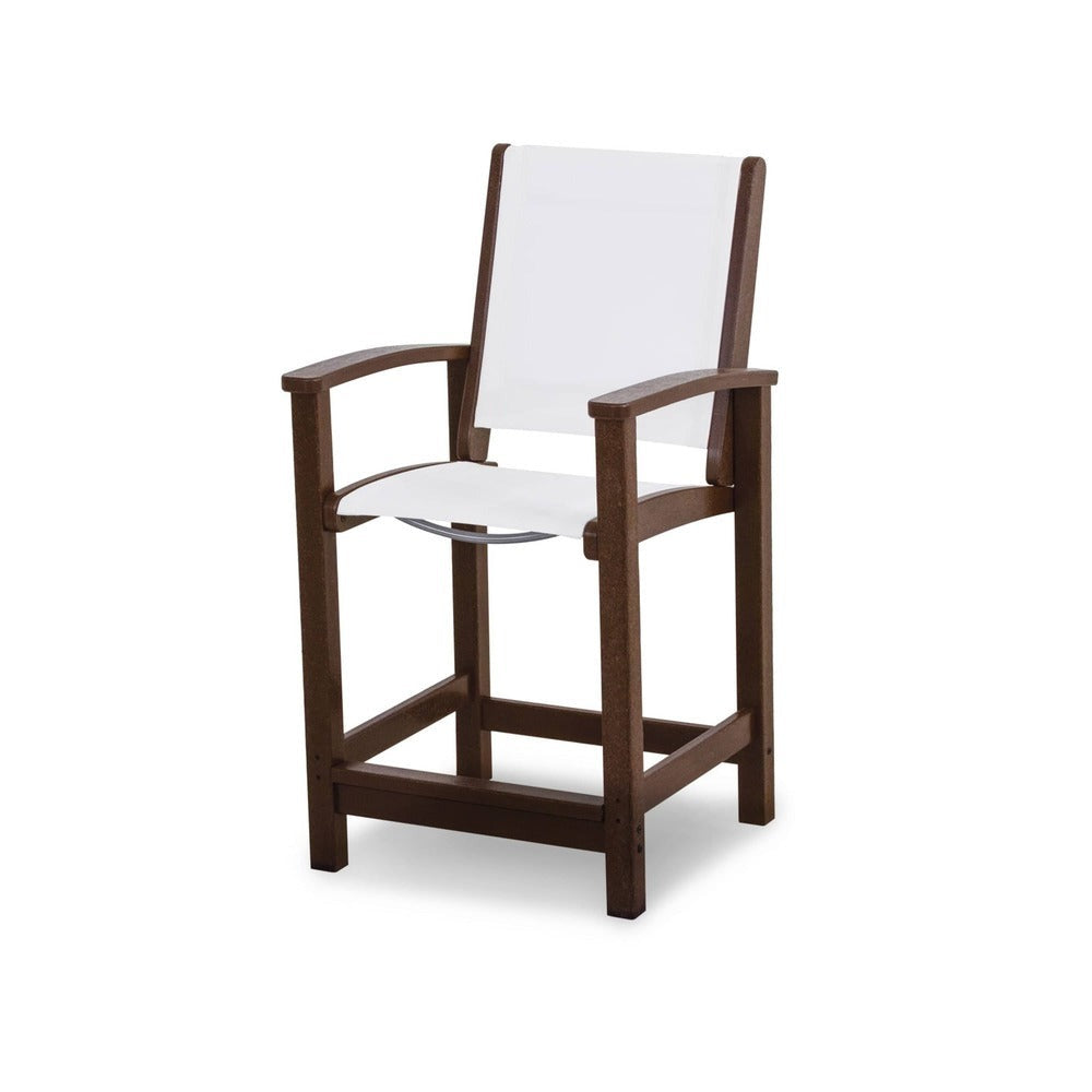 POLYWOOD® Coastal Counter Chair - 9011 Outdoor Furniture POLYWOOD®