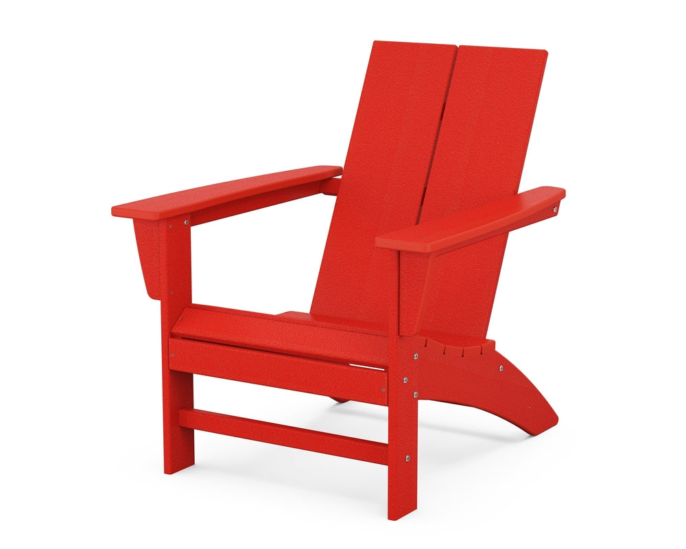 Cottage Modern Adirondack Chair - Sunset Red