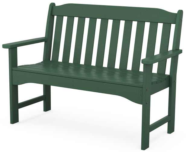 POLYWOOD® Country Living 48" Garden Bench - CLGNB484 Benches POLYWOOD®