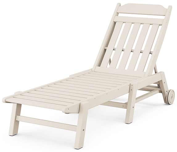 POLYWOOD® Country Living Chaise with Wheels - CLCAW2280 Chaise POLYWOOD®