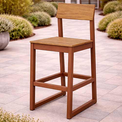 POLYWOOD® Chair POLYWOOD® EDGE Bar Side Chair - Select Accents - EMD102