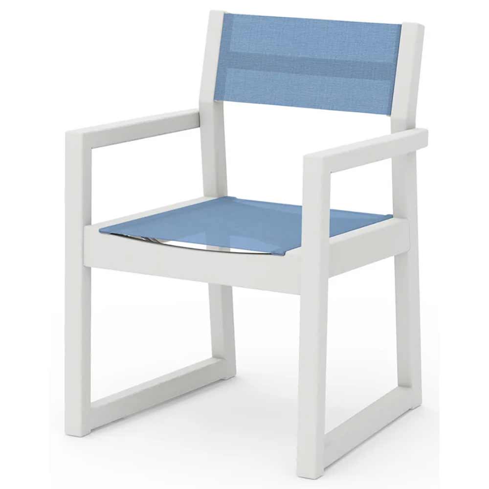 POLYWOOD® EDGE Sling Dining Arm Chair - EMD290