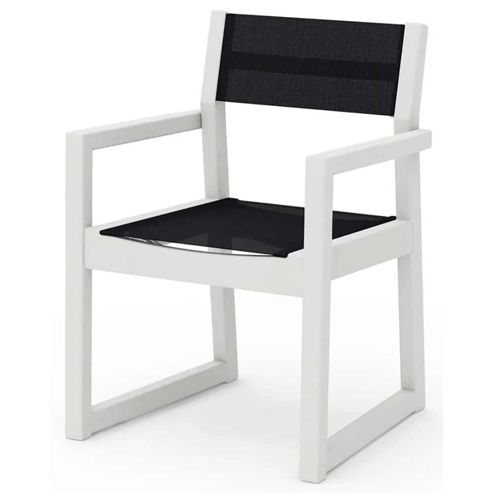 POLYWOOD® EDGE Sling Dining Arm Chair - EMD290