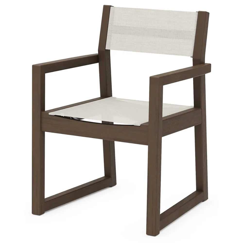POLYWOOD® EDGE Sling Dining Arm Chair - EMD290