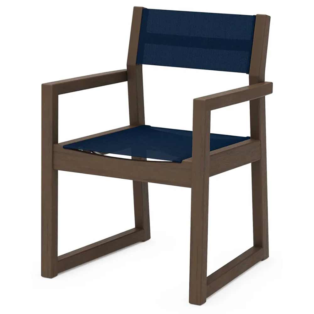 POLYWOOD® EDGE Sling Dining Arm Chair - EMD290