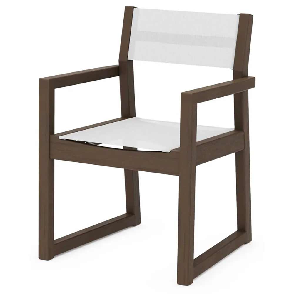 POLYWOOD® EDGE Sling Dining Arm Chair - EMD290
