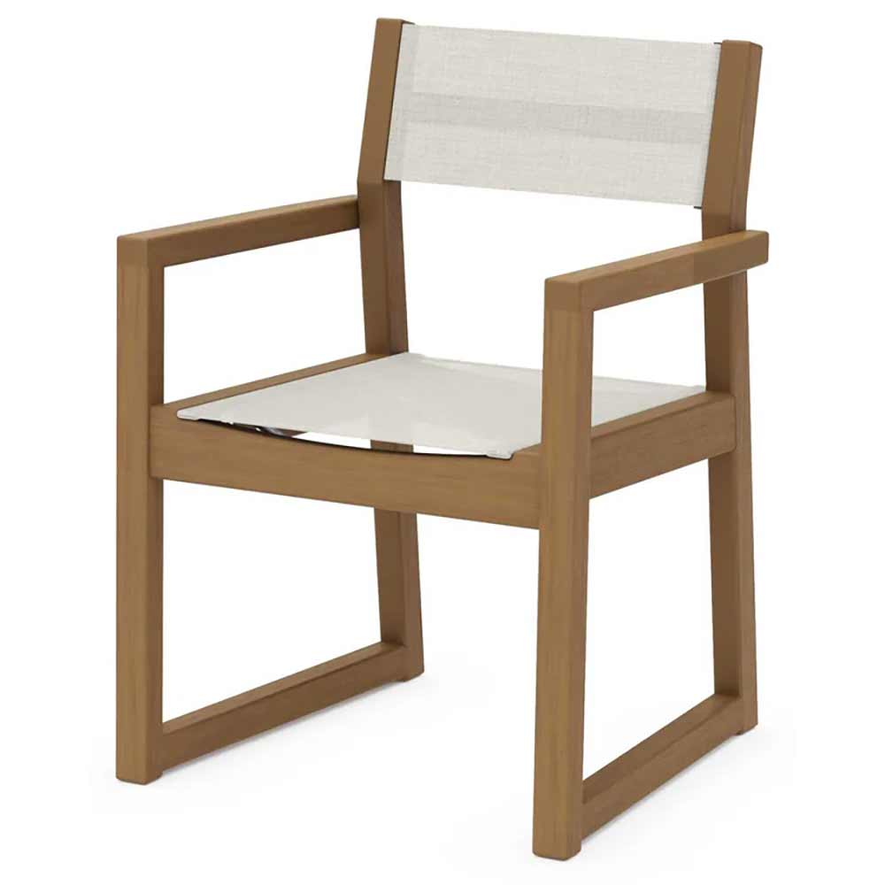 POLYWOOD® EDGE Sling Dining Arm Chair - EMD290