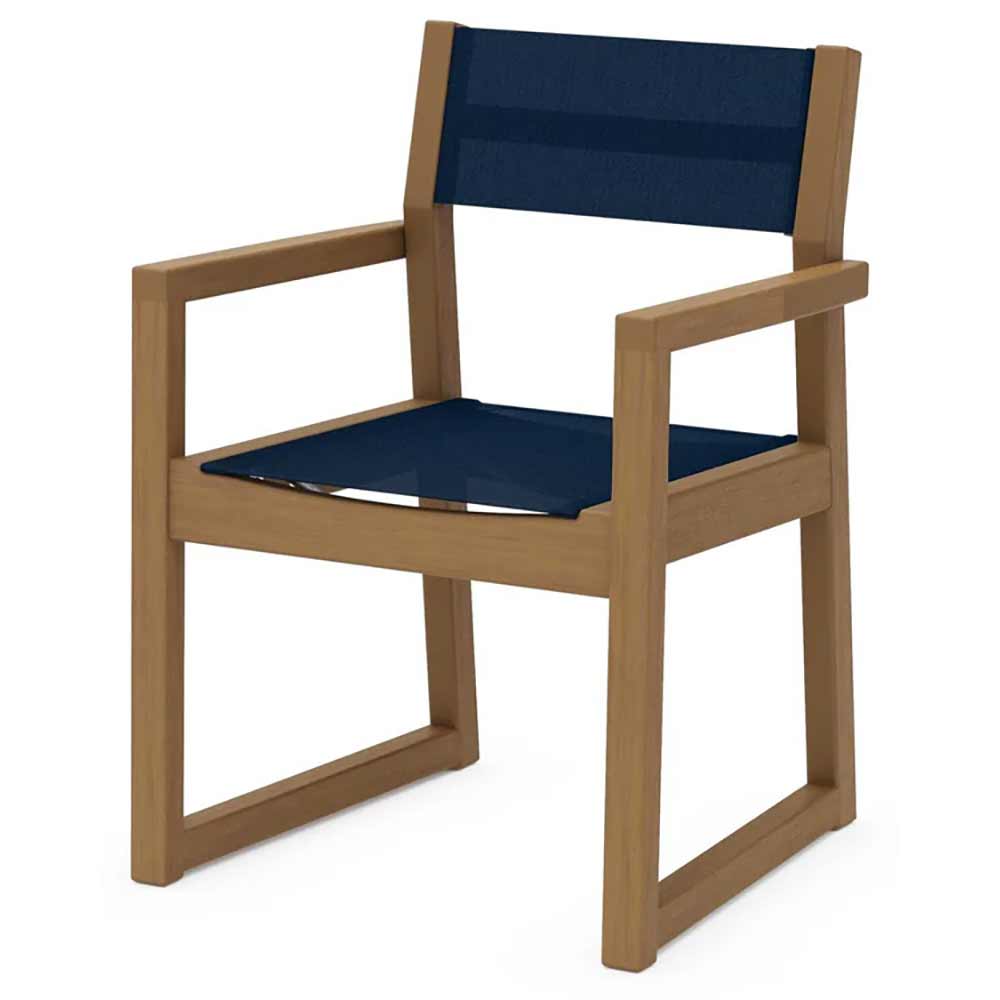 POLYWOOD® EDGE Sling Dining Arm Chair - EMD290