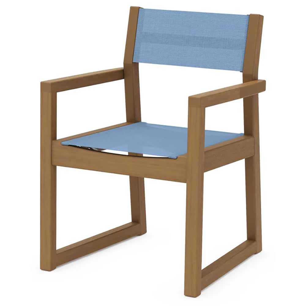 POLYWOOD® EDGE Sling Dining Arm Chair - EMD290