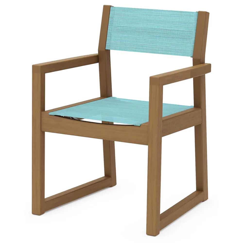 POLYWOOD® EDGE Sling Dining Arm Chair - EMD290