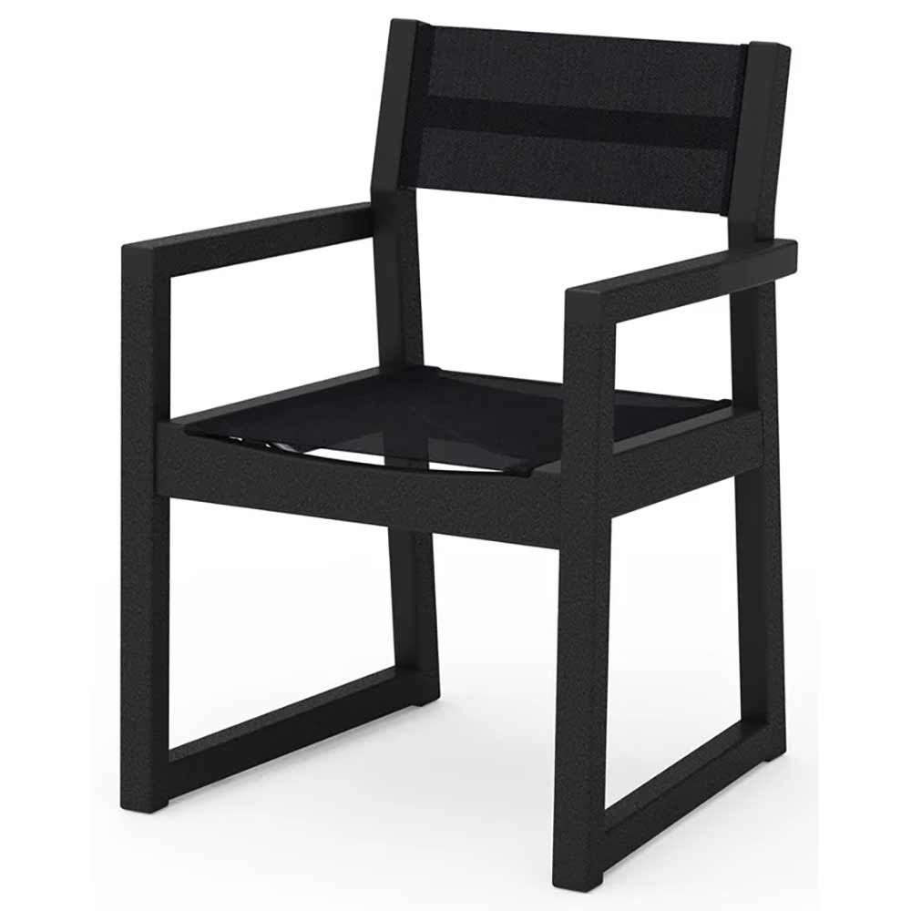 POLYWOOD® EDGE Sling Dining Arm Chair - EMD290