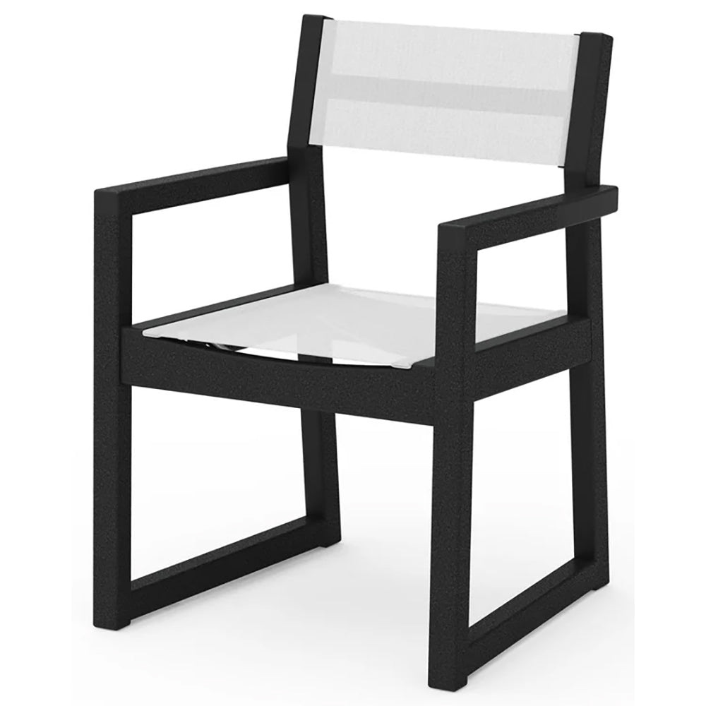 POLYWOOD® EDGE Sling Dining Arm Chair - EMD290