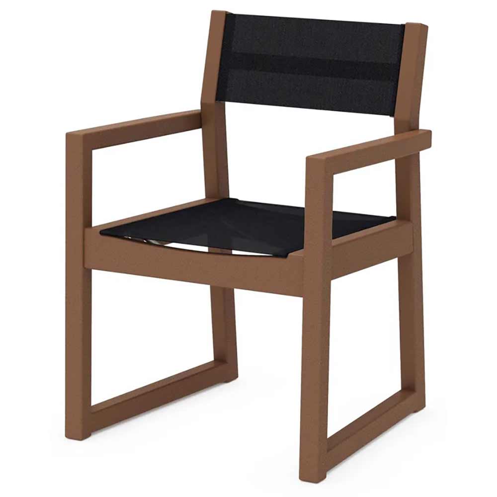 POLYWOOD® EDGE Sling Dining Arm Chair - EMD290