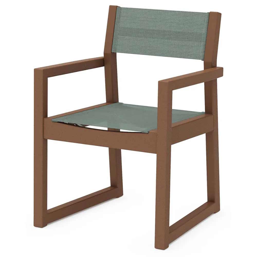 POLYWOOD® EDGE Sling Dining Arm Chair - EMD290