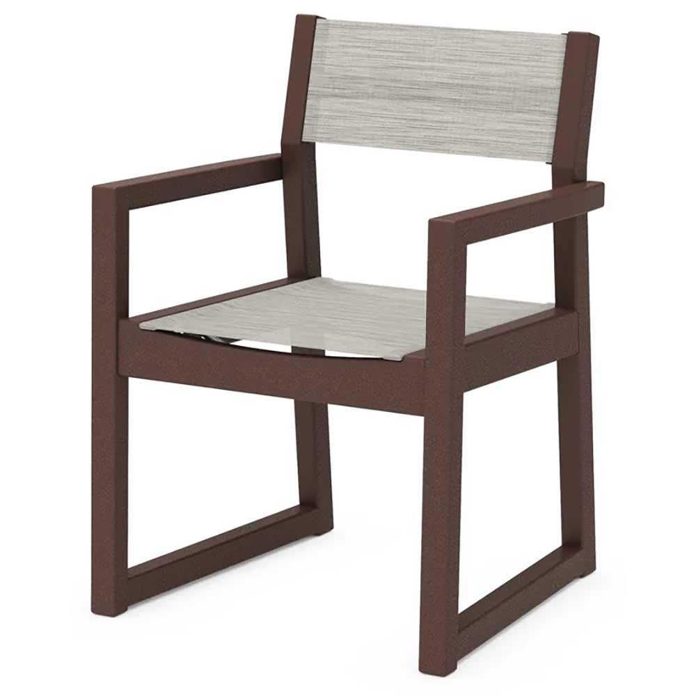 POLYWOOD® EDGE Sling Dining Arm Chair - EMD290