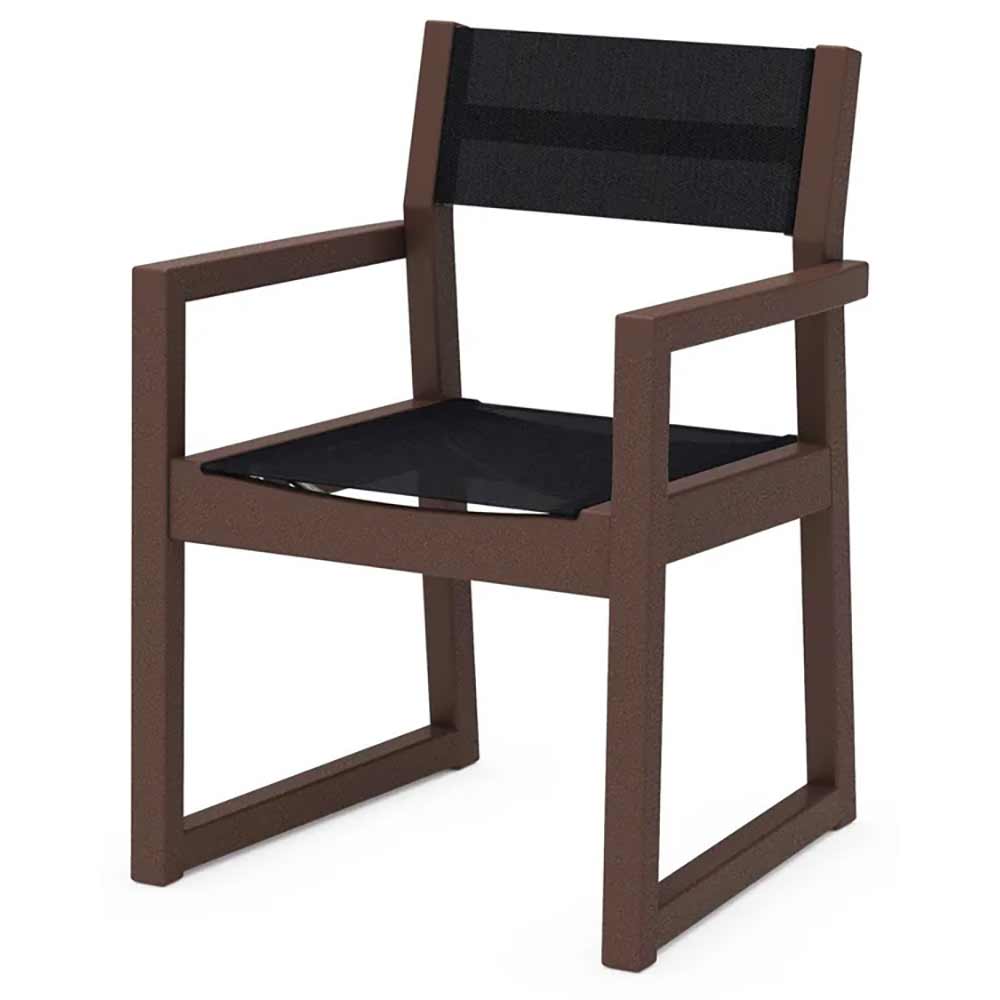 POLYWOOD® EDGE Sling Dining Arm Chair - EMD290