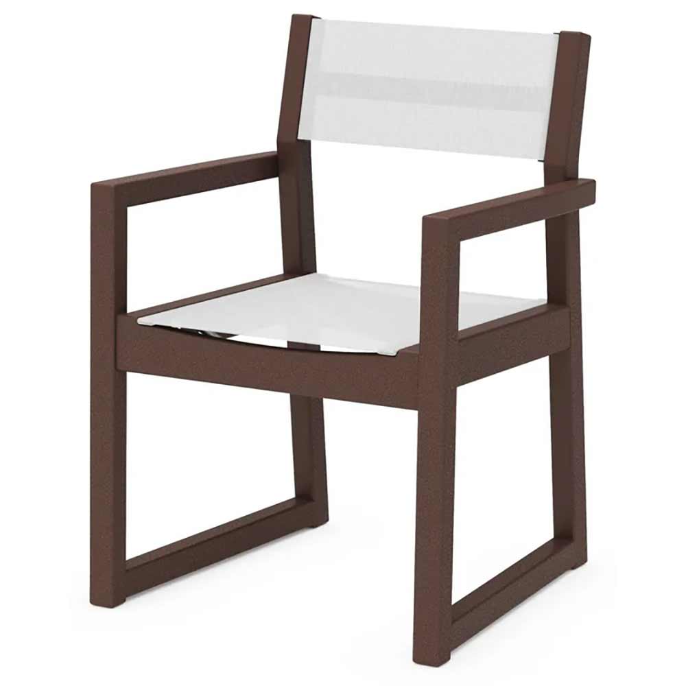POLYWOOD® EDGE Sling Dining Arm Chair - EMD290