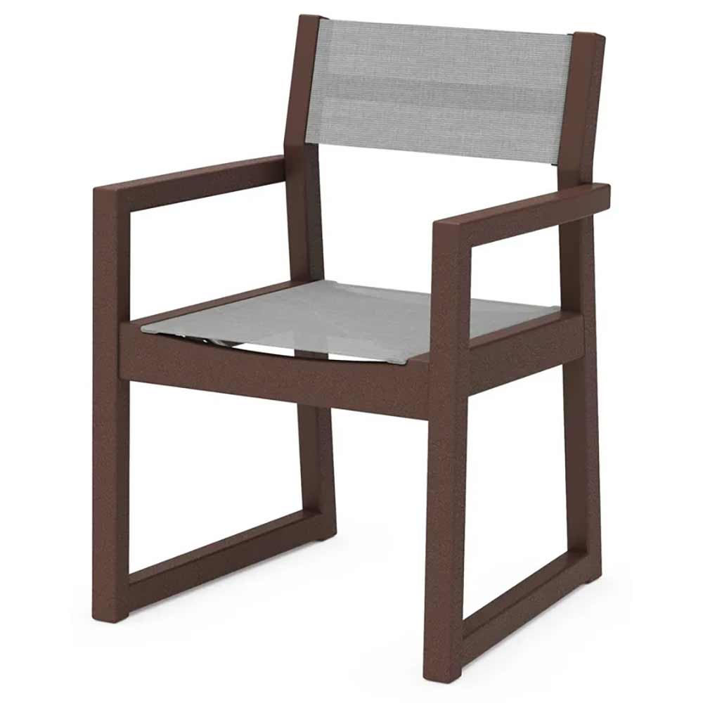 POLYWOOD® EDGE Sling Dining Arm Chair - EMD290