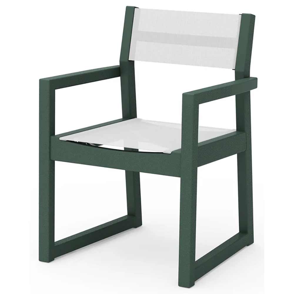 POLYWOOD® EDGE Sling Dining Arm Chair - EMD290