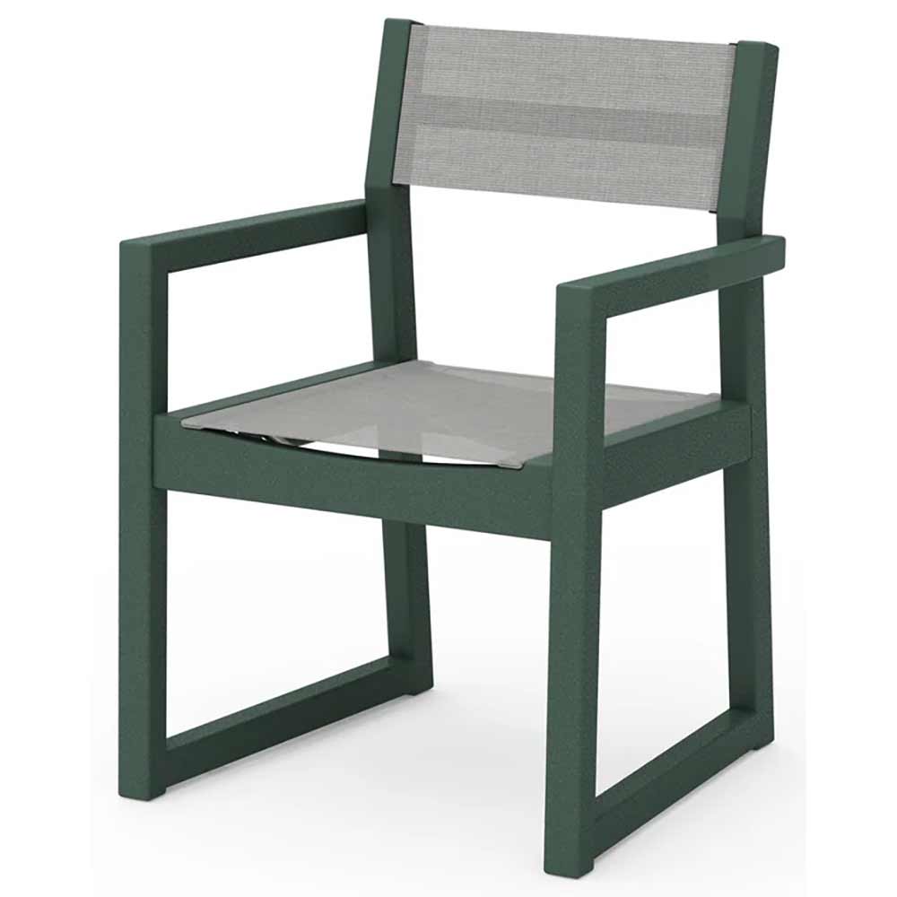 POLYWOOD® EDGE Sling Dining Arm Chair - EMD290